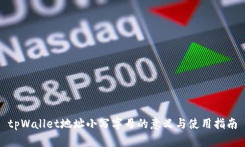 tpWallet地址小写字母的意义与使用指南