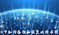 Windows 10下如何备份和恢复