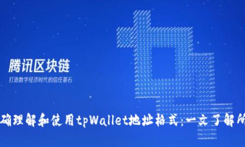 如何正确理解和使用tpWallet地址格式：一文了解所有细节