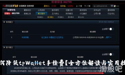 如何降低tpWallet手续费？全方位解读与实用技巧