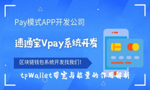 tpWallet带宽与能量的作用解析