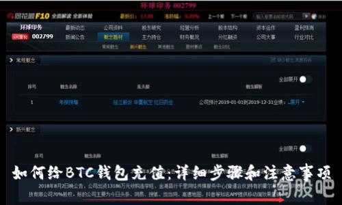 如何给BTC钱包充值：详细步骤和注意事项